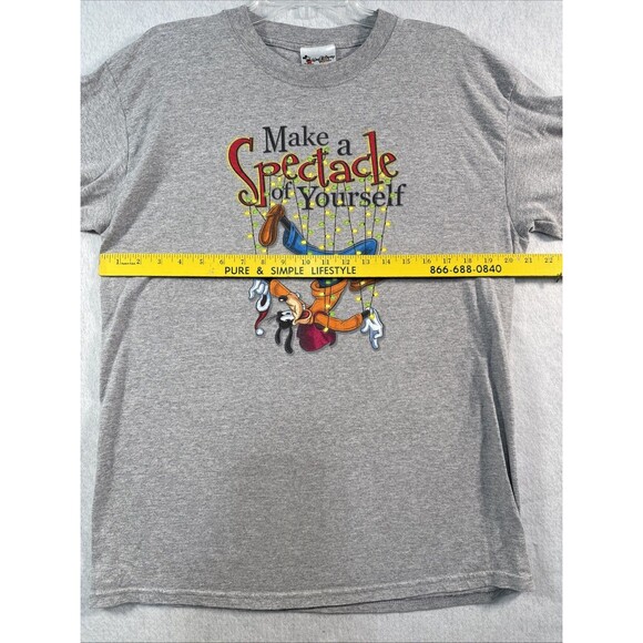 VTG Walt Disney World Goofy Make a Spectacle of Yourself  Shirt Sz L Long Sleeve - Picture 7 of 8
